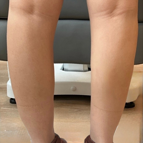 a close up of legs